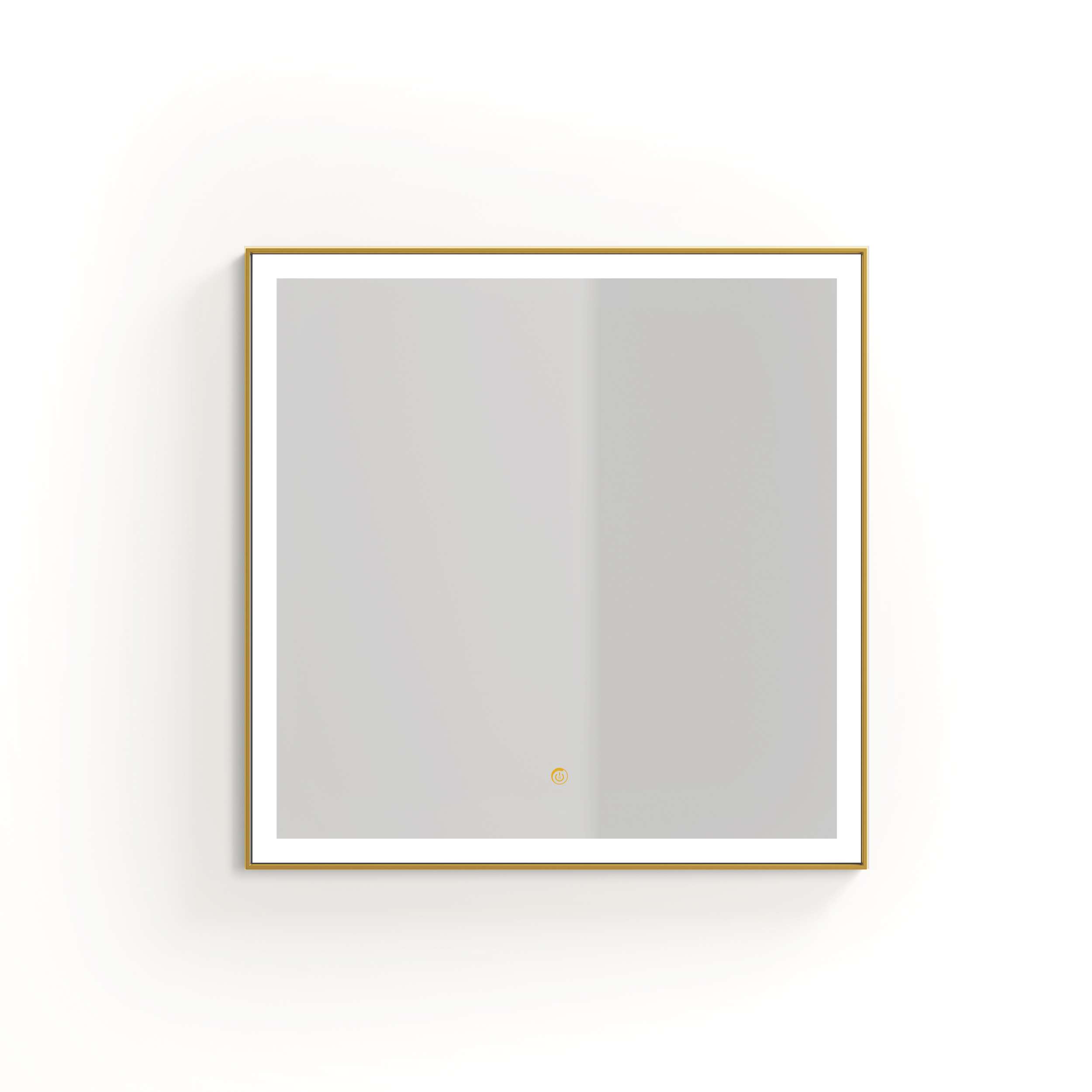 Огледало NOVA PLUS 80x80 - BRUSHED GOLD