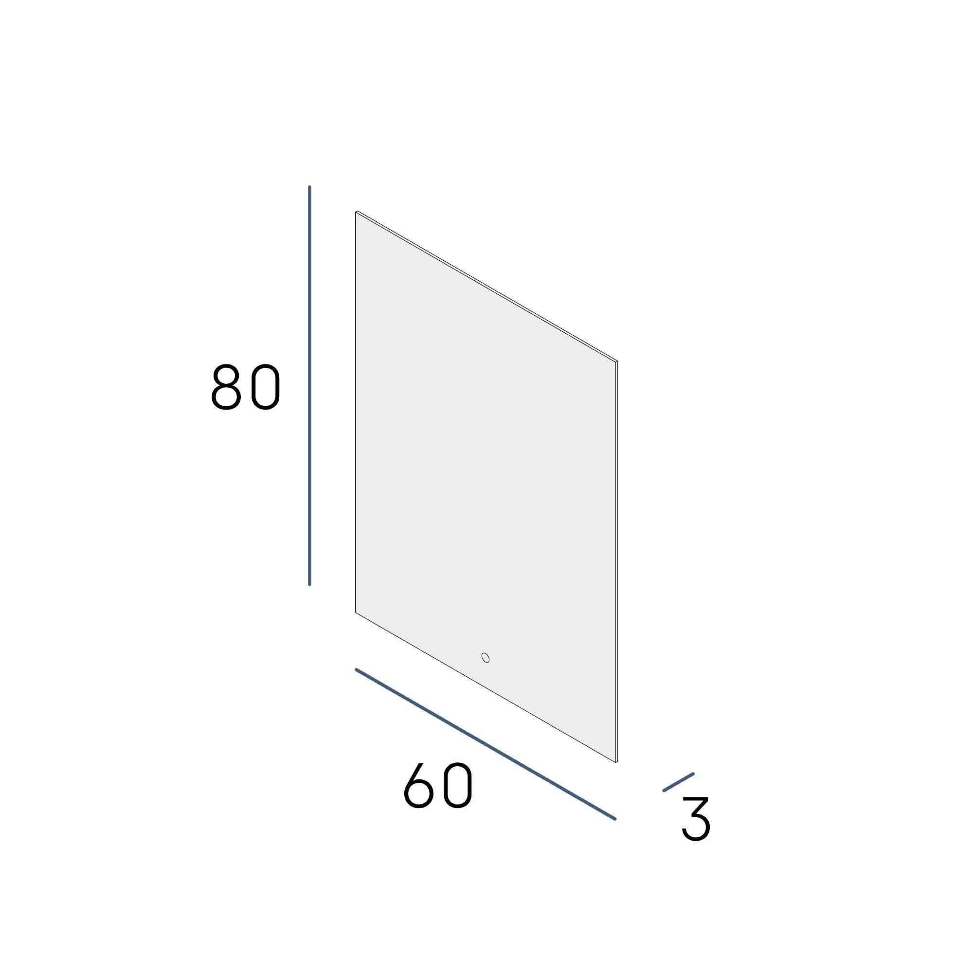 Огледало RETRO PLUS 60x80 - Image 2