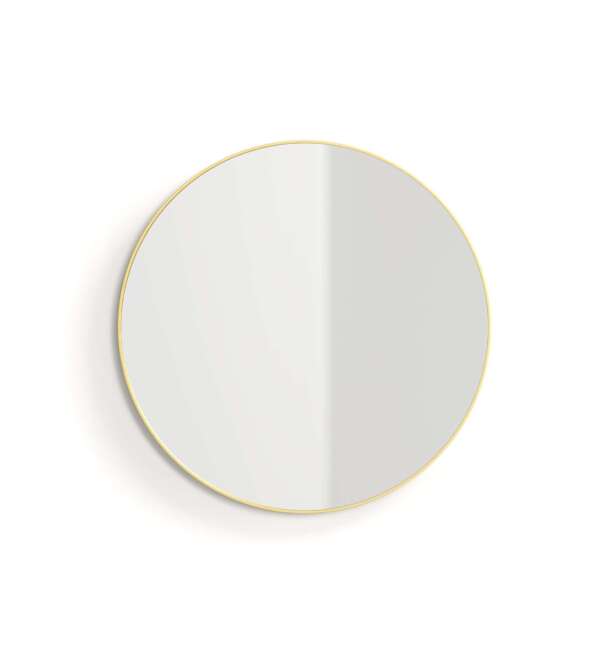 Огледало ECLIPSE 90Ø BRUSHED GOLD