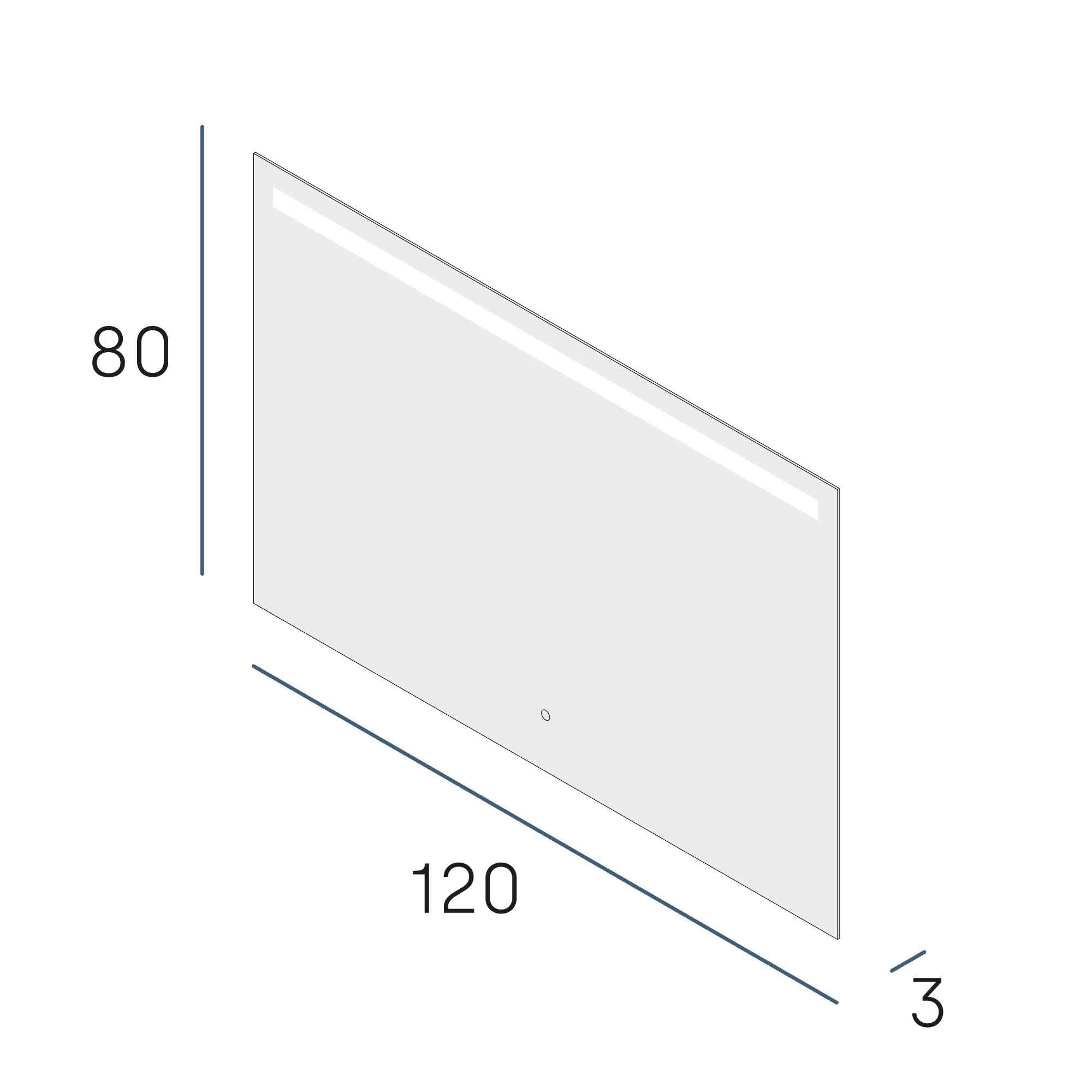 Огледало MARCUS PLUS 120x80 - Image 2