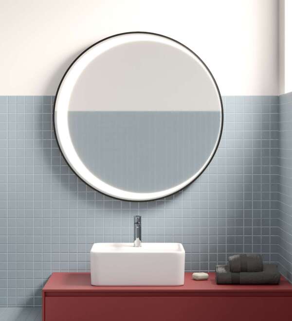 Огледало ECLIPSE 90Ø MATT BLACK