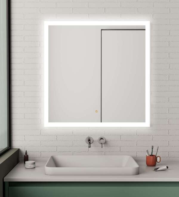 Огледало WHITE PLUS 80x80