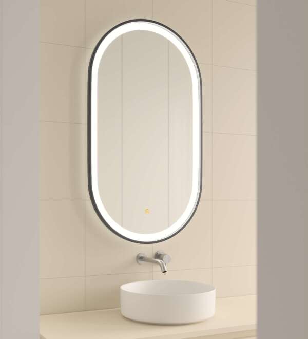 Огледало DANTE 50x90 - MATT BLACK