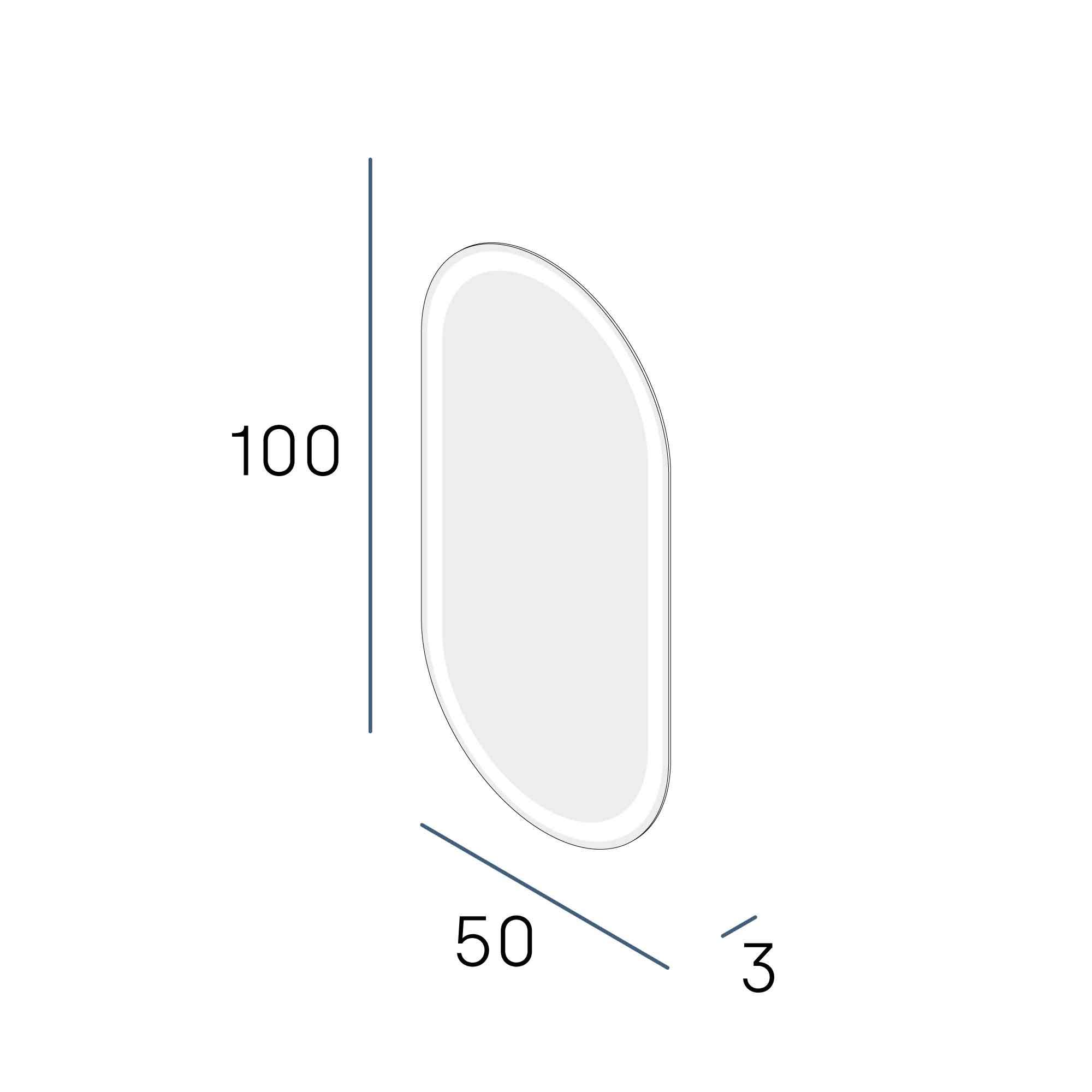 Огледало EROS 100x50 - Image 2