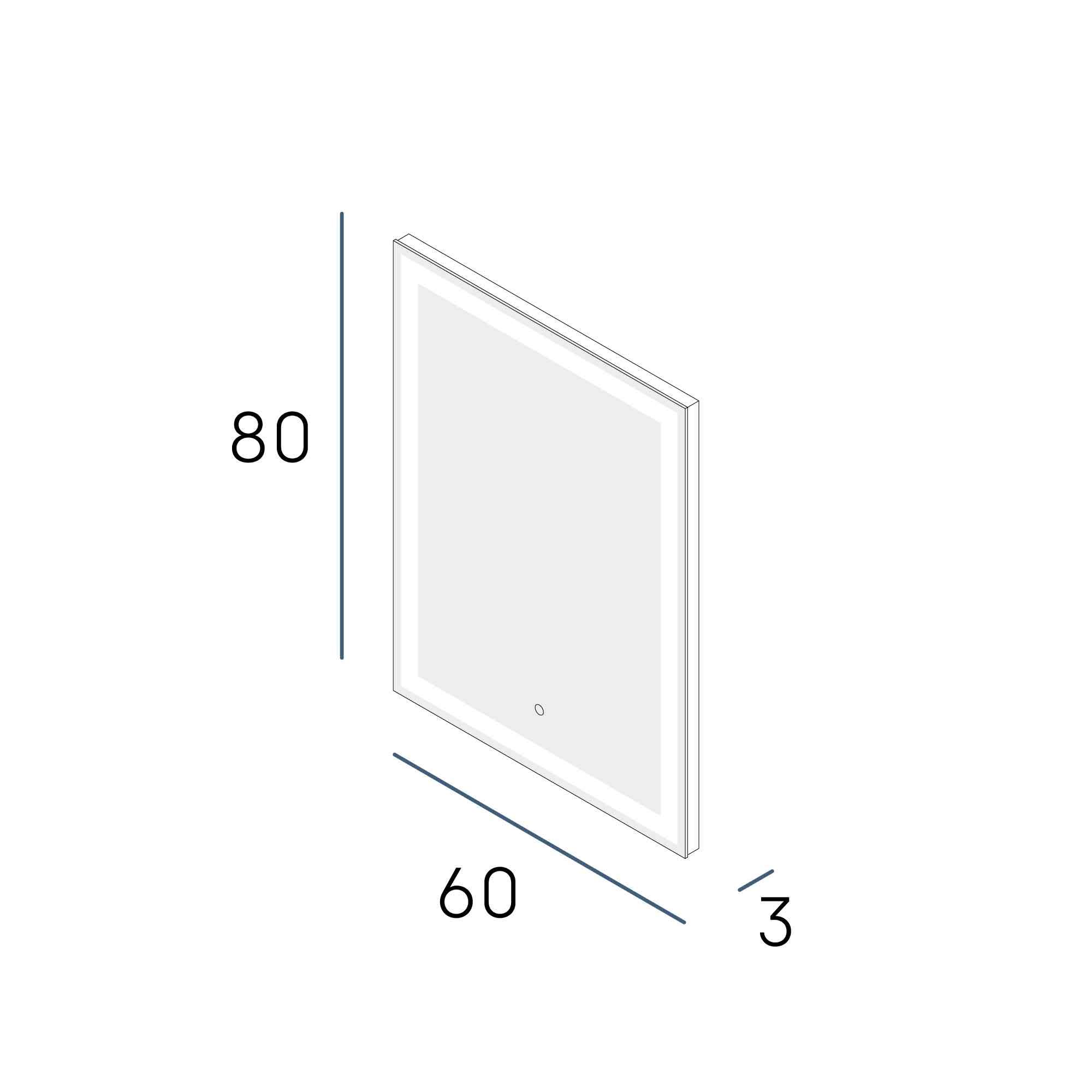 Огледало CLASSIC PLUS 60x80 - Image 2