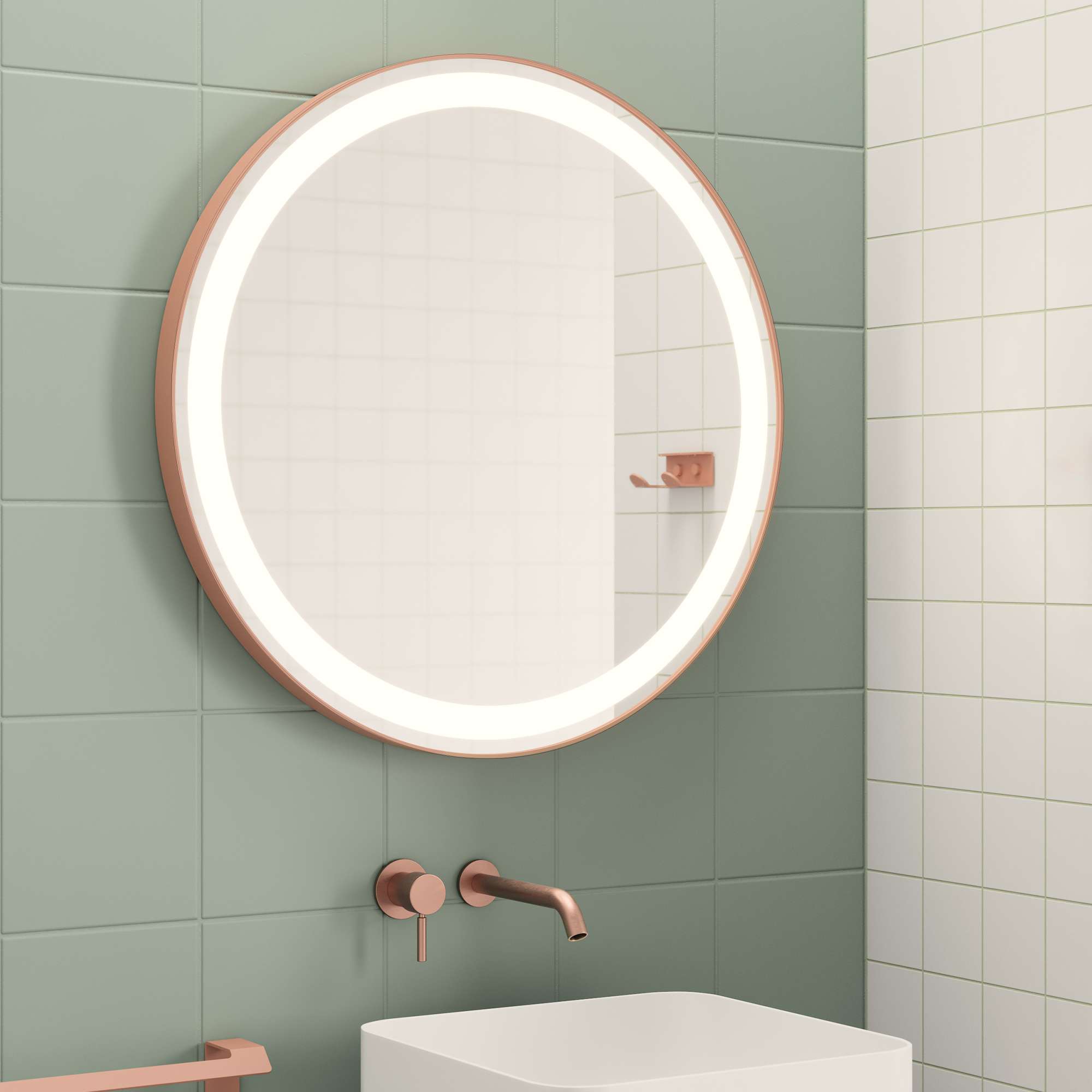 Огледало CIRCULAR 70Ø ATLANTIC BLUE